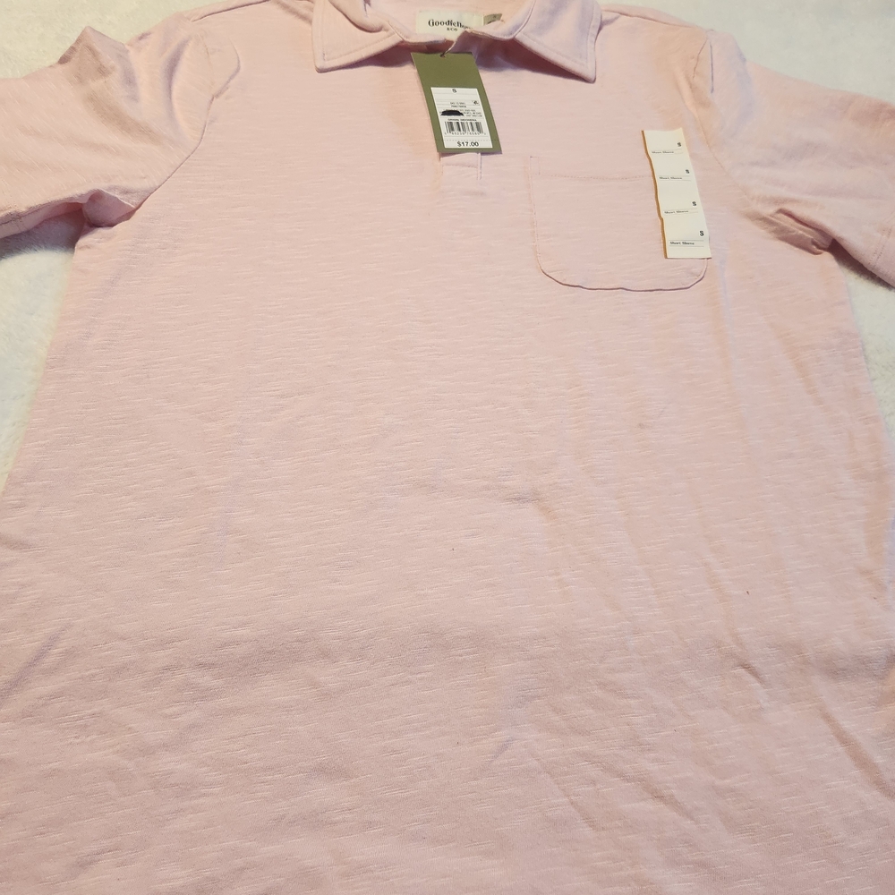 Goodfellow & Co Light Pink Polo Shirt